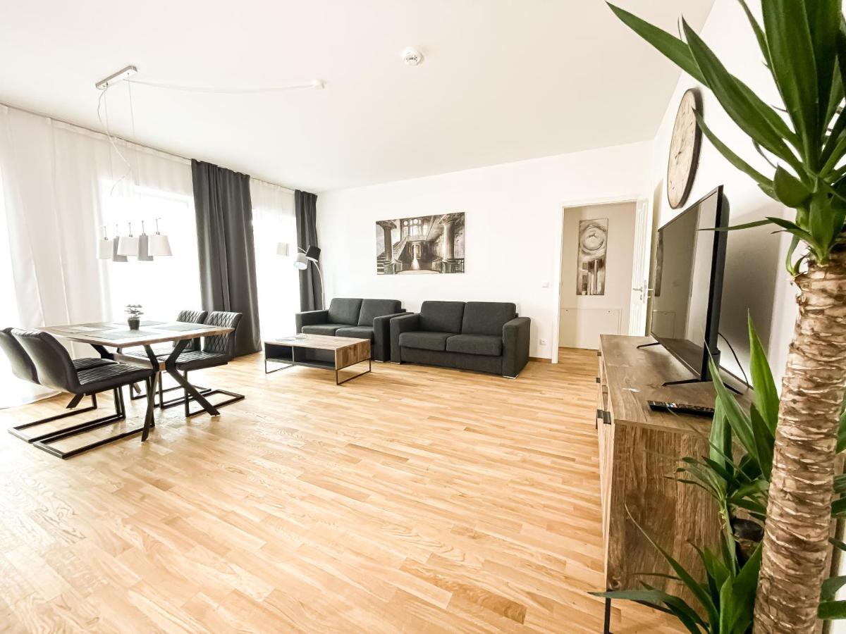 Modernes Luxus-Apartment Im Leipziger Zentrum Luaran gambar